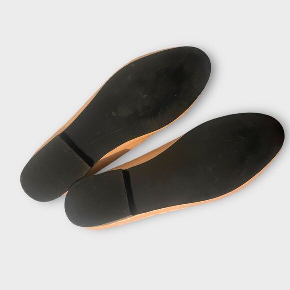 Vaila Reese Crocodile Texture Loafers Creamer Sz 10 Office Elegance - Picture 5 of 14